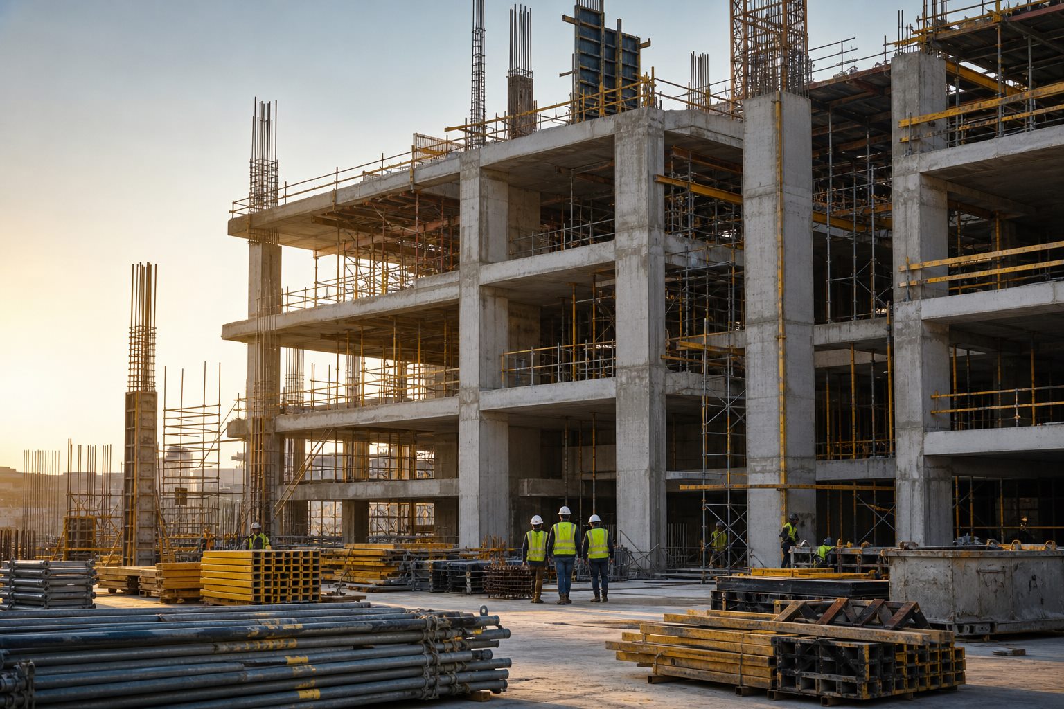 Organised building construction works